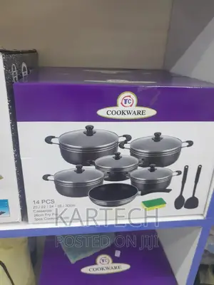 Heavy Duty 14pcs TC Cookware Set -14pcs