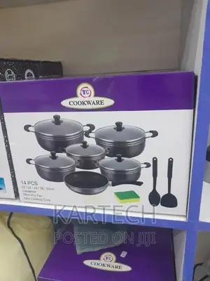 Heavy Duty TC Cookware Set - 14 Pieces