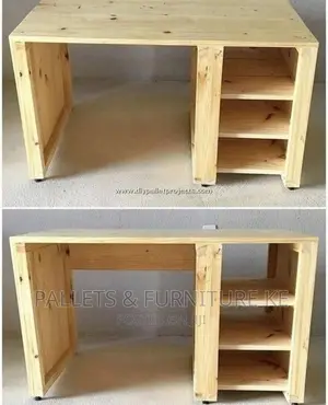 Computer Desk With Storage Shelves