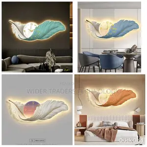 *Feather Wall Hanging Clock