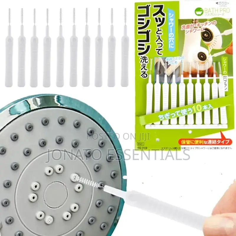 Multifunctional Shower Head Cleaning Brush Set, 10 PCS