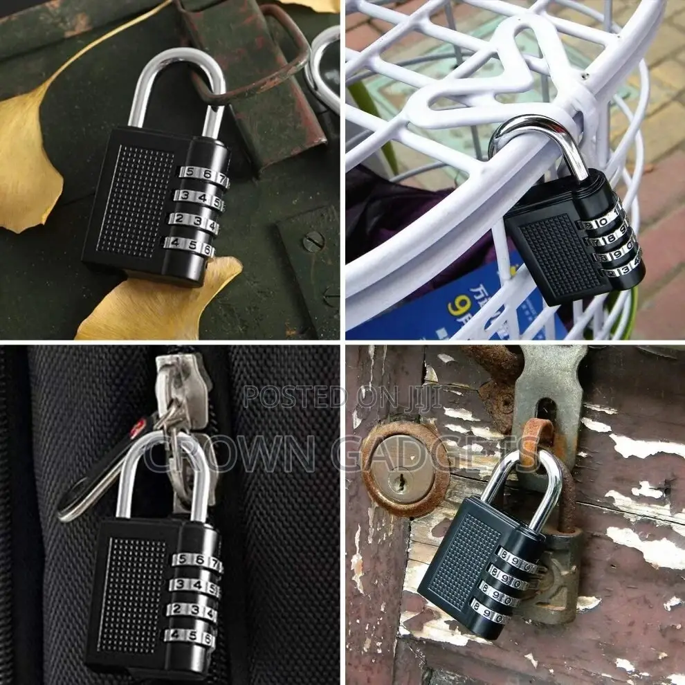 4-Digit Password Combination Padlock