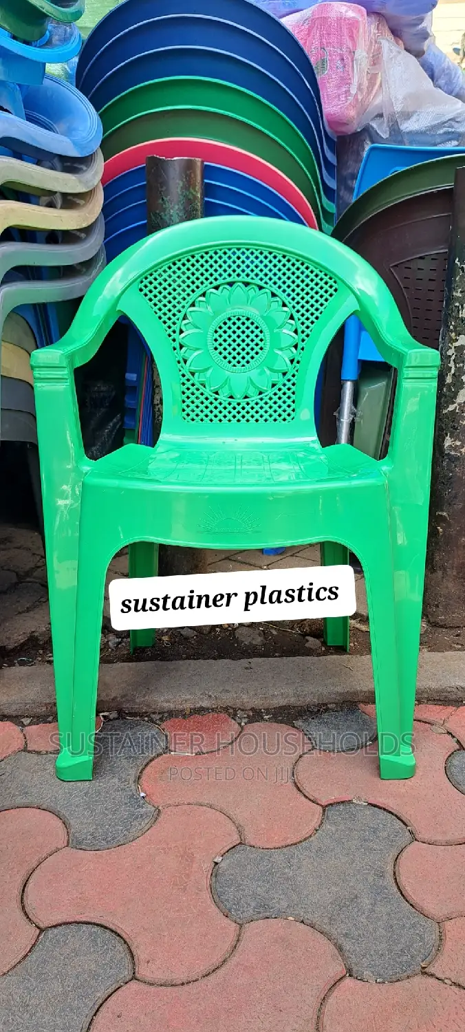 Safaricom Green Plastic Chairs