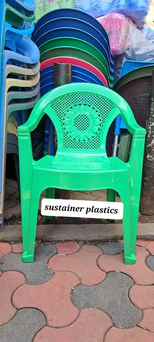 Safaricom Green Plastic Chairs