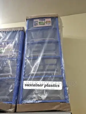 5 Stacks Plastic Drawers
