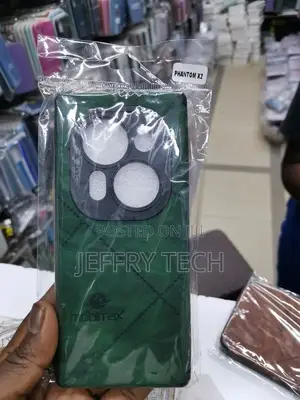 Leather Back Case for Tecno Phantom X2