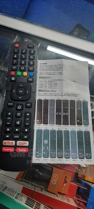 Universal Hisense Smart TV Replacement Remote Available.