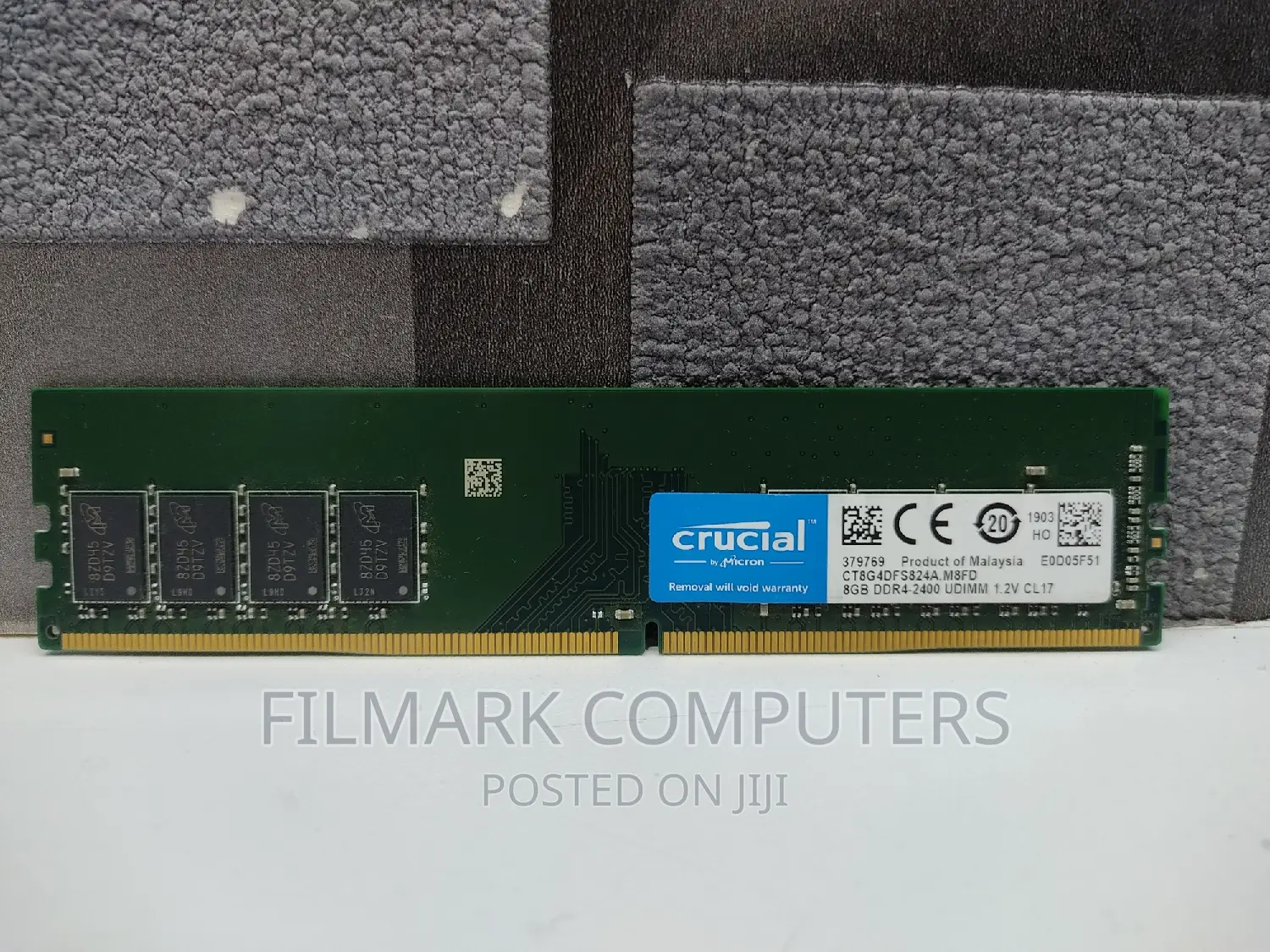 Crucial Ram 8gb Ddr4 2400 Mhz Cl17 Desktop Memory