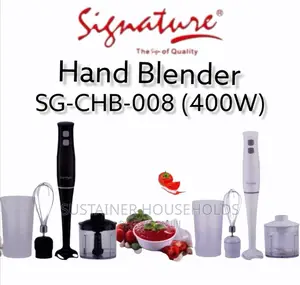 Signature 4in1 Hand Blenders (400W)
Sg-CHB-008