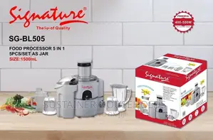 Signature 5in1 Food Processor (500W)
(Sg-505)