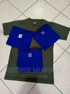 Royal Blue Unisex Plain T-shirts