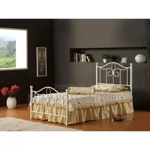 Bedroom White Metal Beds 4 Ft X 6 Ft