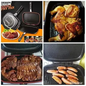 *Dessini Double Grill Pan Black* 
 *36 CM Ksh. 3000*