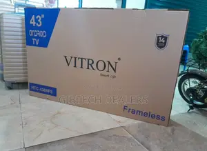 43" Inch Vitron Frameless Smart Android Tv