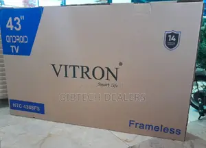43" Inch Vitron Frameless Smart Android Tv