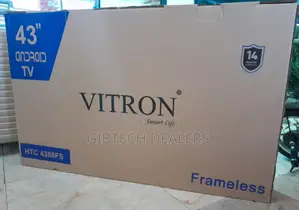 43 Inch Vitron Frameless Smart Android Tv