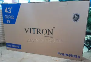 43" Inches Vitron Smart Android Frameless Tv