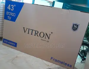 43" Inch Vitron Smart Android Frameless Tv