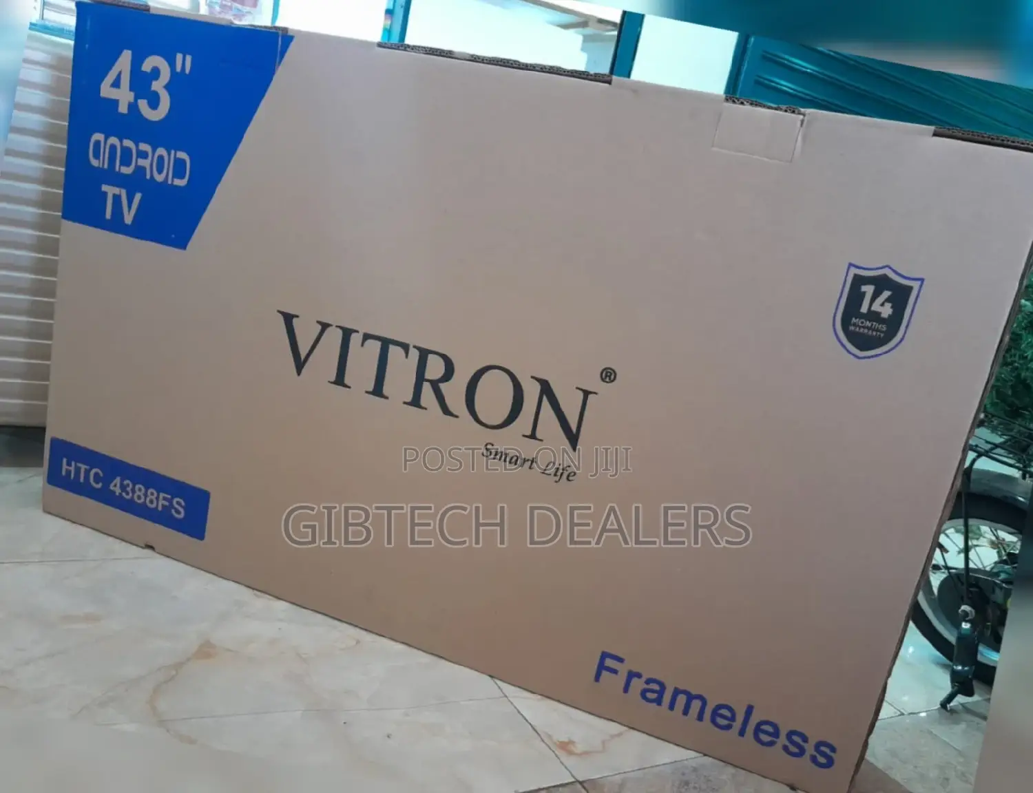 43" Inch Vitron Smart Android Frameless Tv