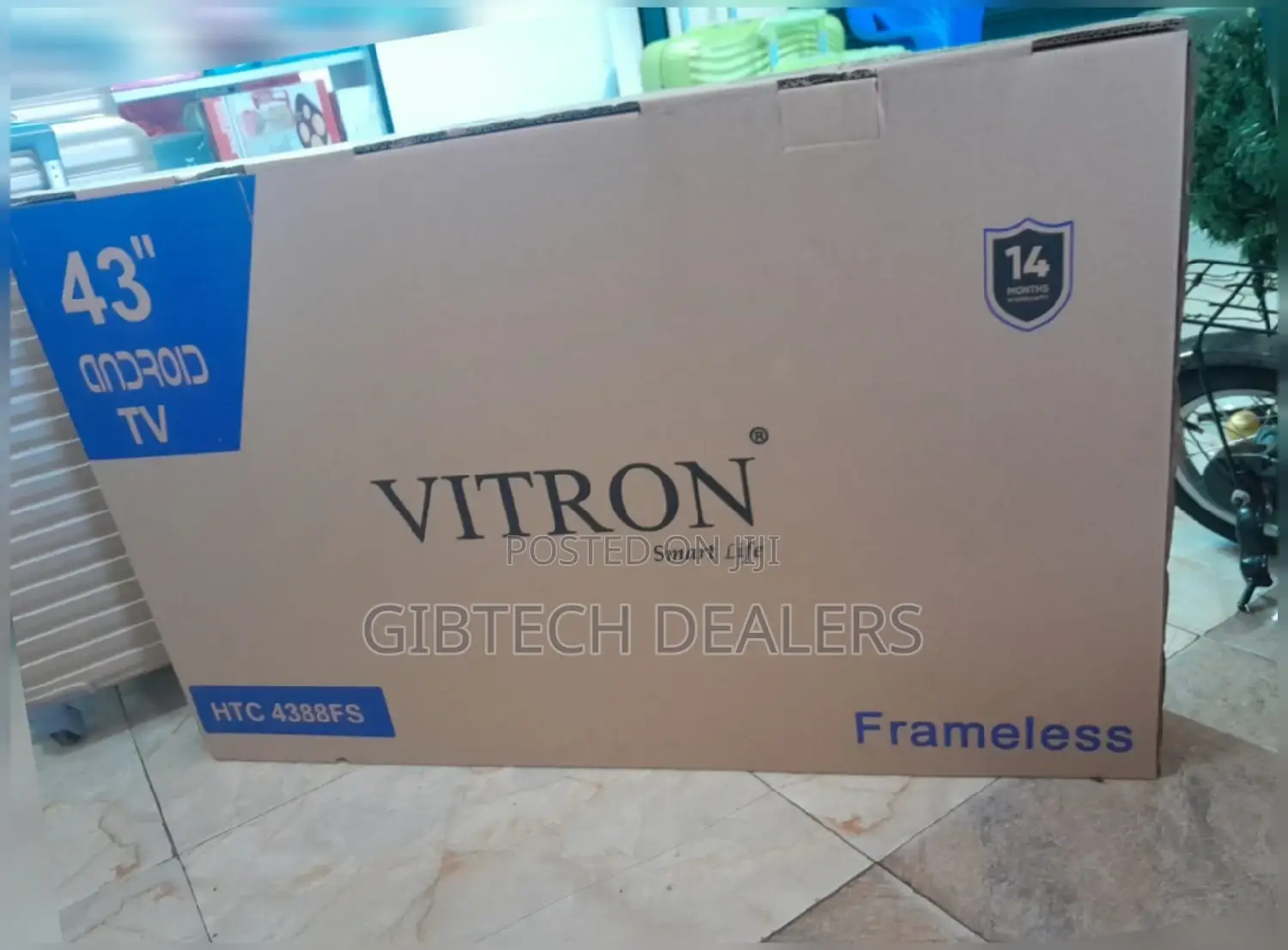 43 Inch Vitron Smart Android Frameless Tv