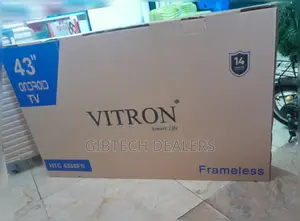 43 Inch Vitron Smart Android Frameless Tv