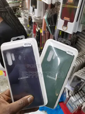 Samsung Galaxy Note 10 Plus Cover Glass Hard Silicone Border