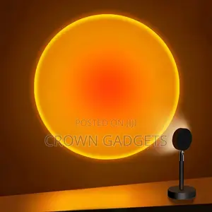 Smart App Controlled Sunset Lamp for Bedroom