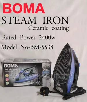 Steam Iron With Ceramic Coating Base Bm 5538