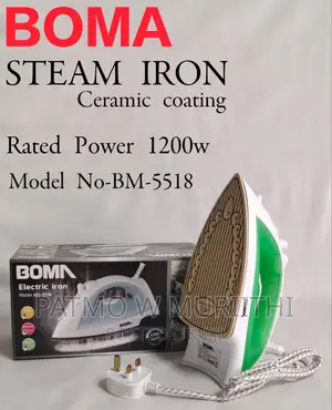 Steam Iron With Ceramic Coating Base Bm 5518