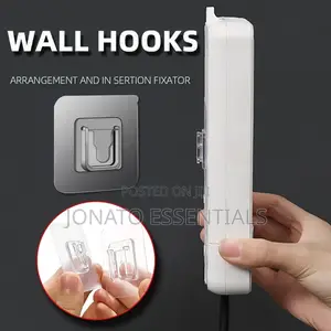 5 Pair Double Sided Adhesive Wall Hooks
