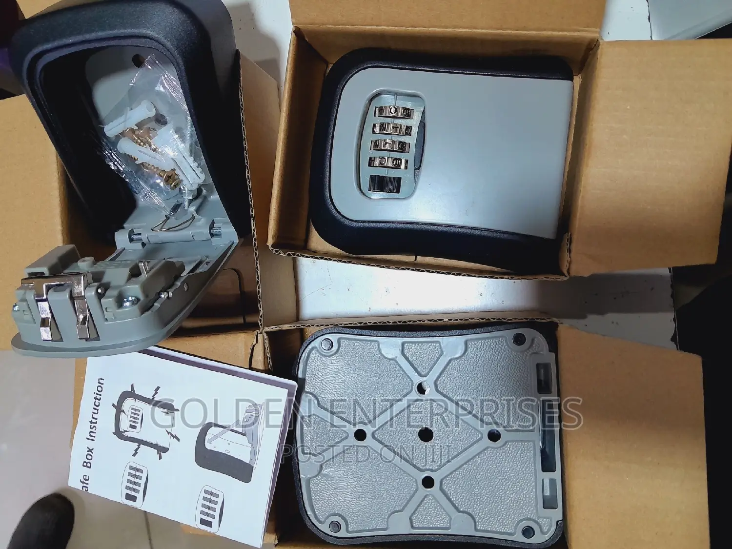 Aluminium Wall Mount Key Lock Safe