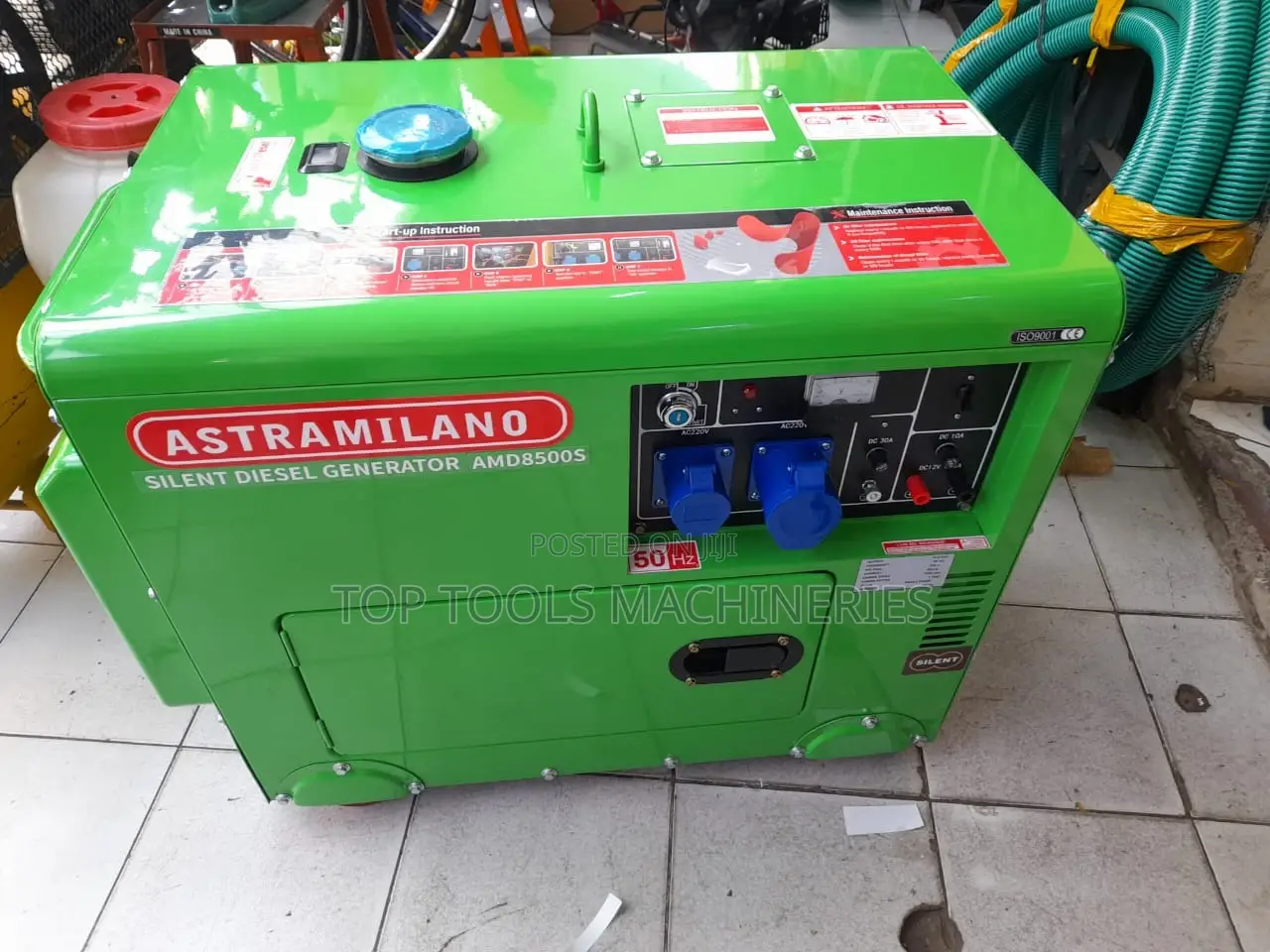 Astramilano 10kva Diesel Silent Generator Single Phase