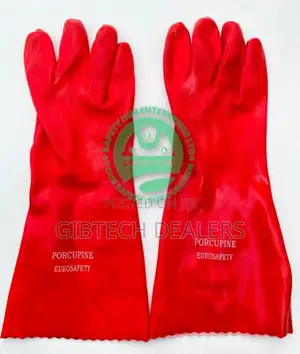 Best Quality Pvc Double Dipped Safety Chemical Gloves