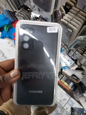 Samsung Galaxy S20 FE Cover Black AG Frosted Glass Hard Sili