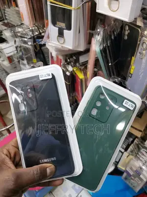 Samsung Galaxy S20 Ultra 5G Green Frosted Glass Soft Silico
