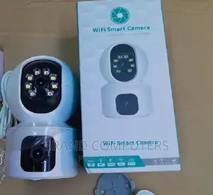 Dual Lens Wifi IP Camera CCTV 360° PTZ Video Monitor Indoor