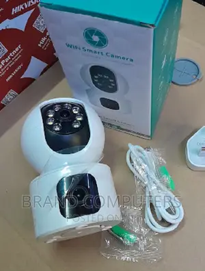 HD Wireless Dual Lens 2MP IP Wifi Camera CCTV 360° PTZ