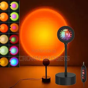16 Colors Sunset Projector Lamp