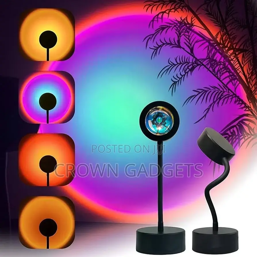 16 Colors Sunset Projector Lamp