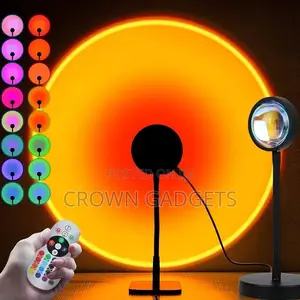 16 Colors Sunset Projector Lamp
