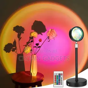 16 Colors Sunset Projection Lamp With Remote