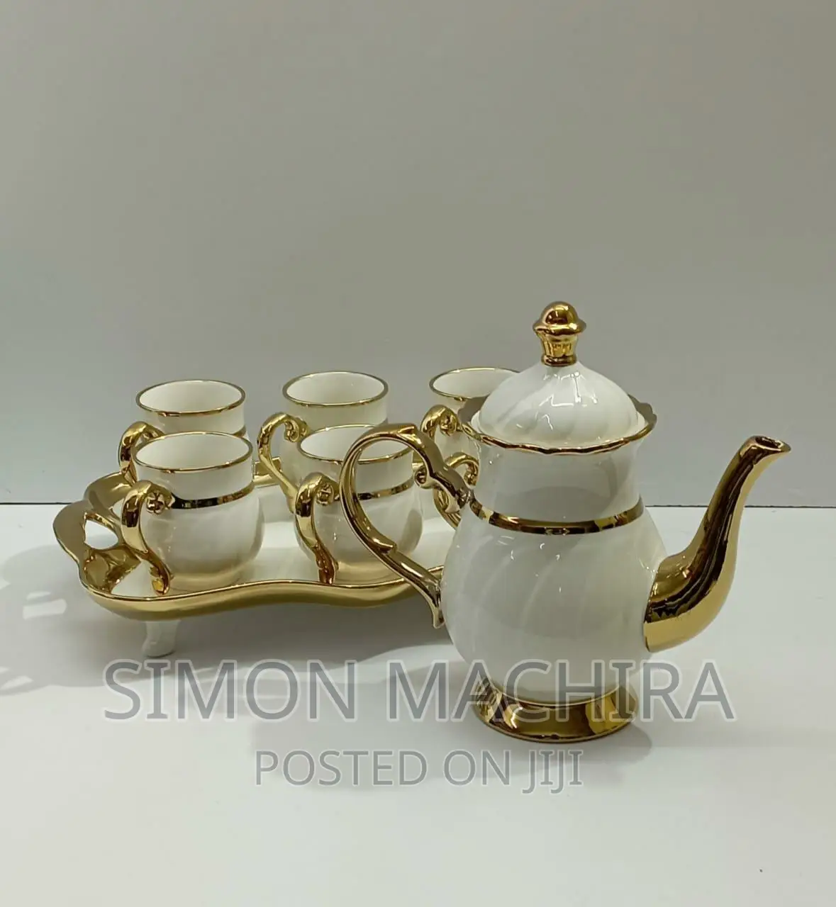 Tea Set With Ceramic Tray