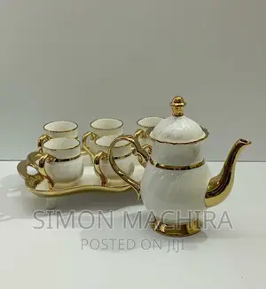 Tea Set With Ceramic Tray