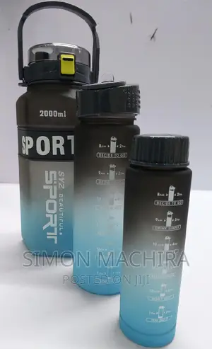 3 in 1 Motivational Water Bottle