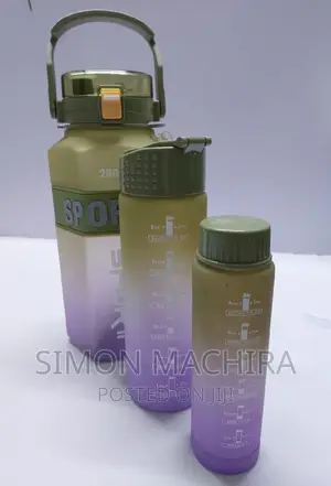 3 in 1 Motivational Water Bottle