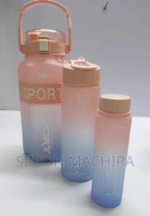 3 in 1 Motivational Water Bottle