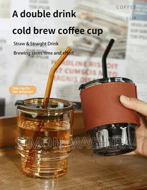 Glass Smoothie Cup
