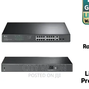 Tp-Link 18port 16 Port Poe " Gigabit Easy Smart Switch !!