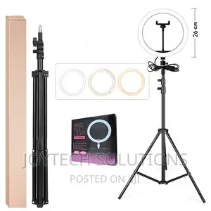 10 Inch Led Ring Light W/ Tripod and Phone Holder