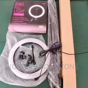 High Quality 10 Inch LED Ring Light W/ Tripod N Phone Holder